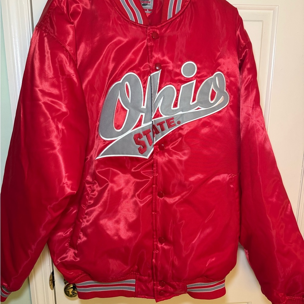 Vintage 90s Team Pride Ohio State Buckeyes Varsity Jacket size L